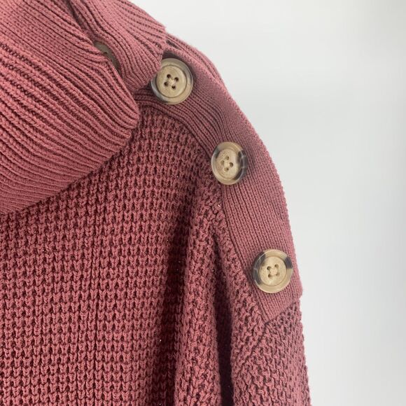 Express cowl neck brown long sweater medium NWT - Picture 4 of 8